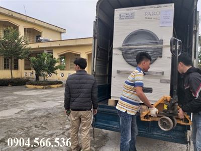 Lắp máy giặt sấy công nghiệp tại trung tâm cai nghiện Thái Bình